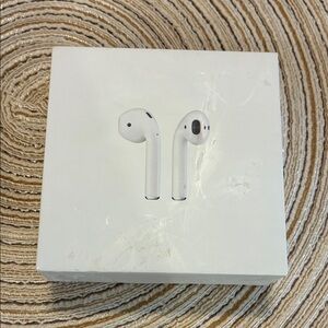 Apple AirPods in Classic White, With Factory Charging Cable